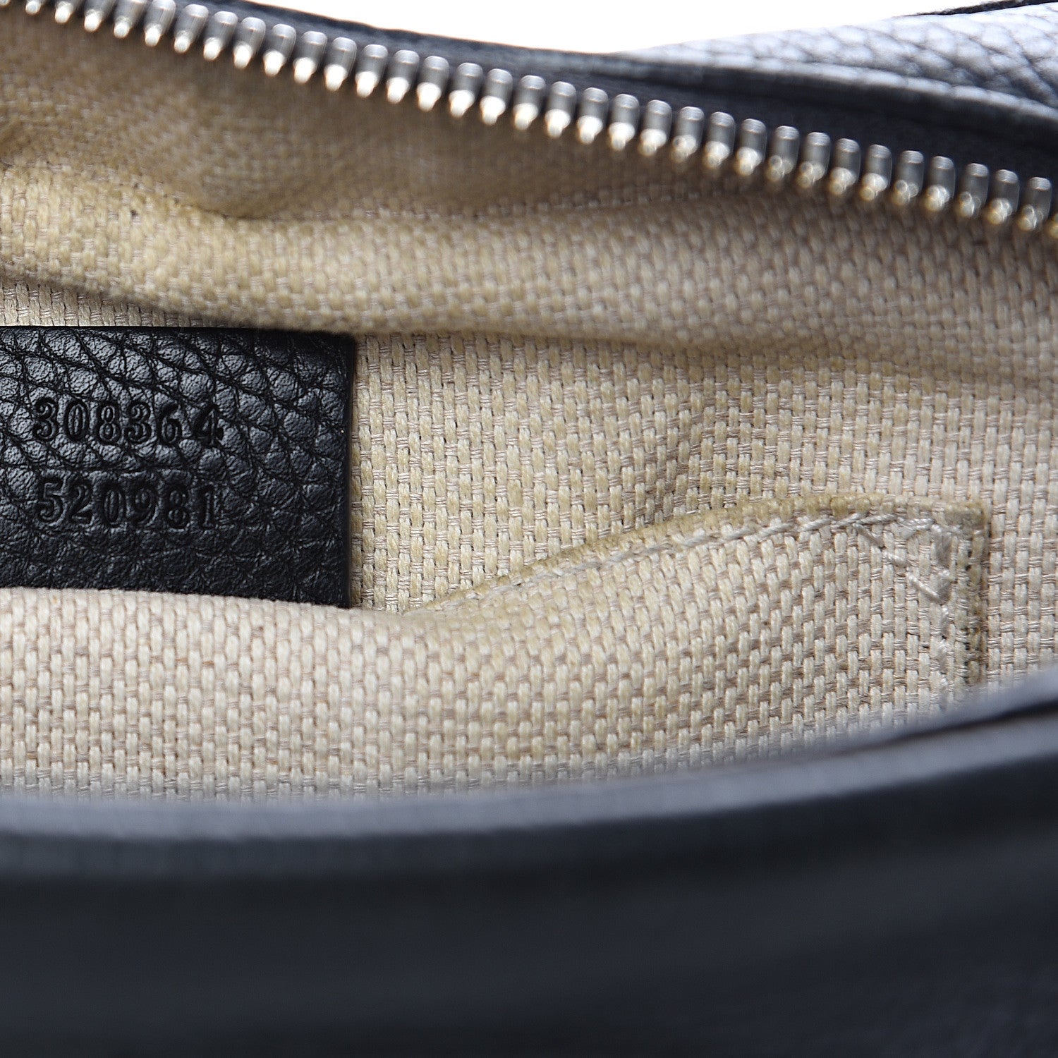 Gucci Pebbled Calfskin Small Soho Disco Bag Black 6 of 11