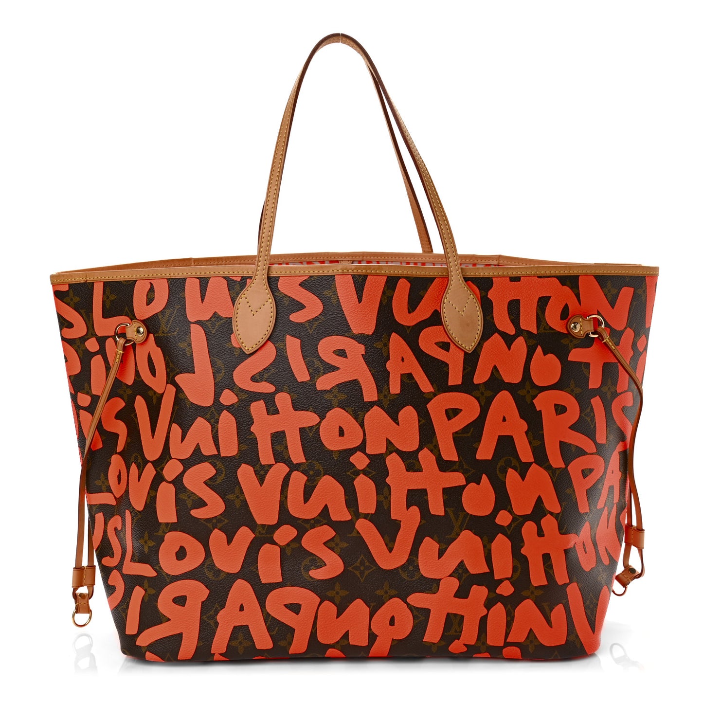 Monogram Graffiti Neverfull GM Orange