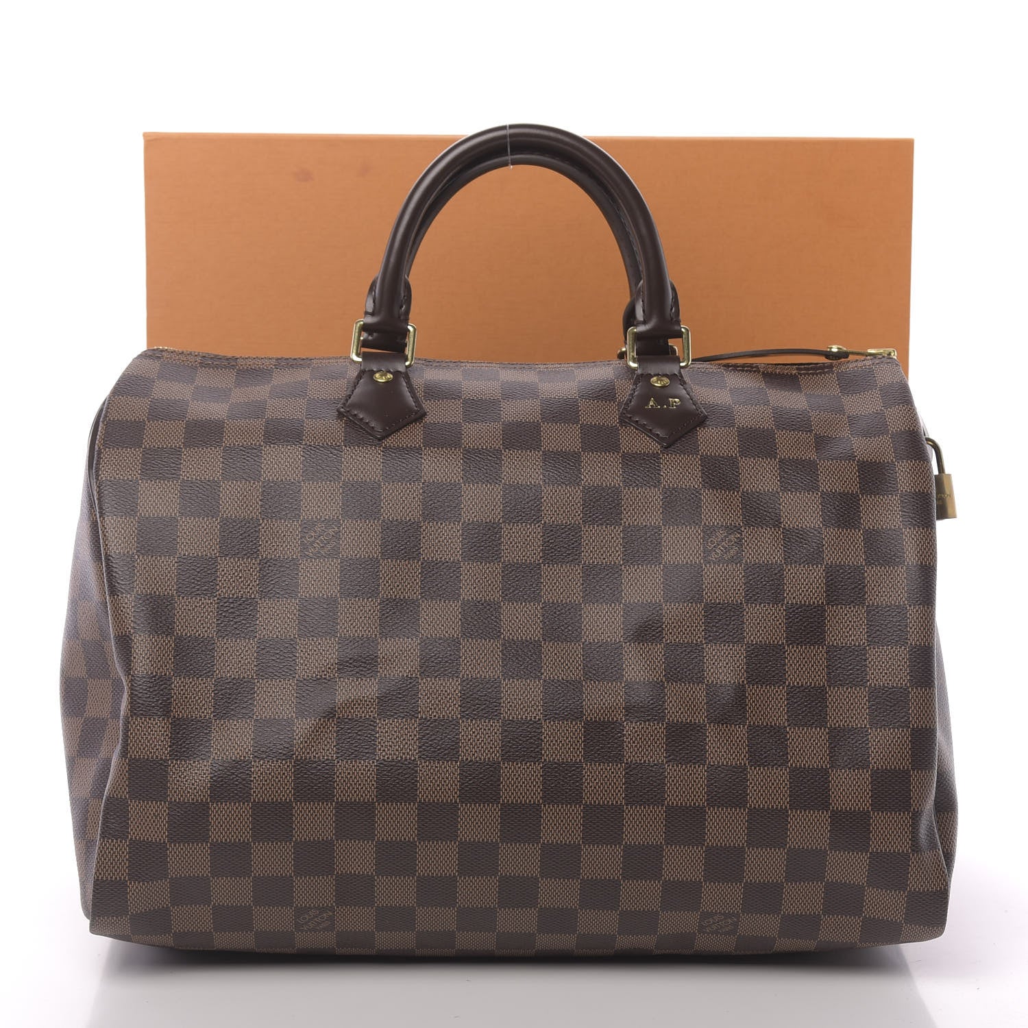 Louis Vuitton Damier Ebene Speedy 35 13 of 13