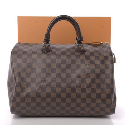 Louis Vuitton Damier Ebene Speedy 35 13 of 13