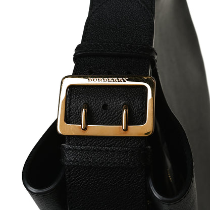 Burberry Grainy Calfskin Small Elmstone Hobo Black 13 of 13