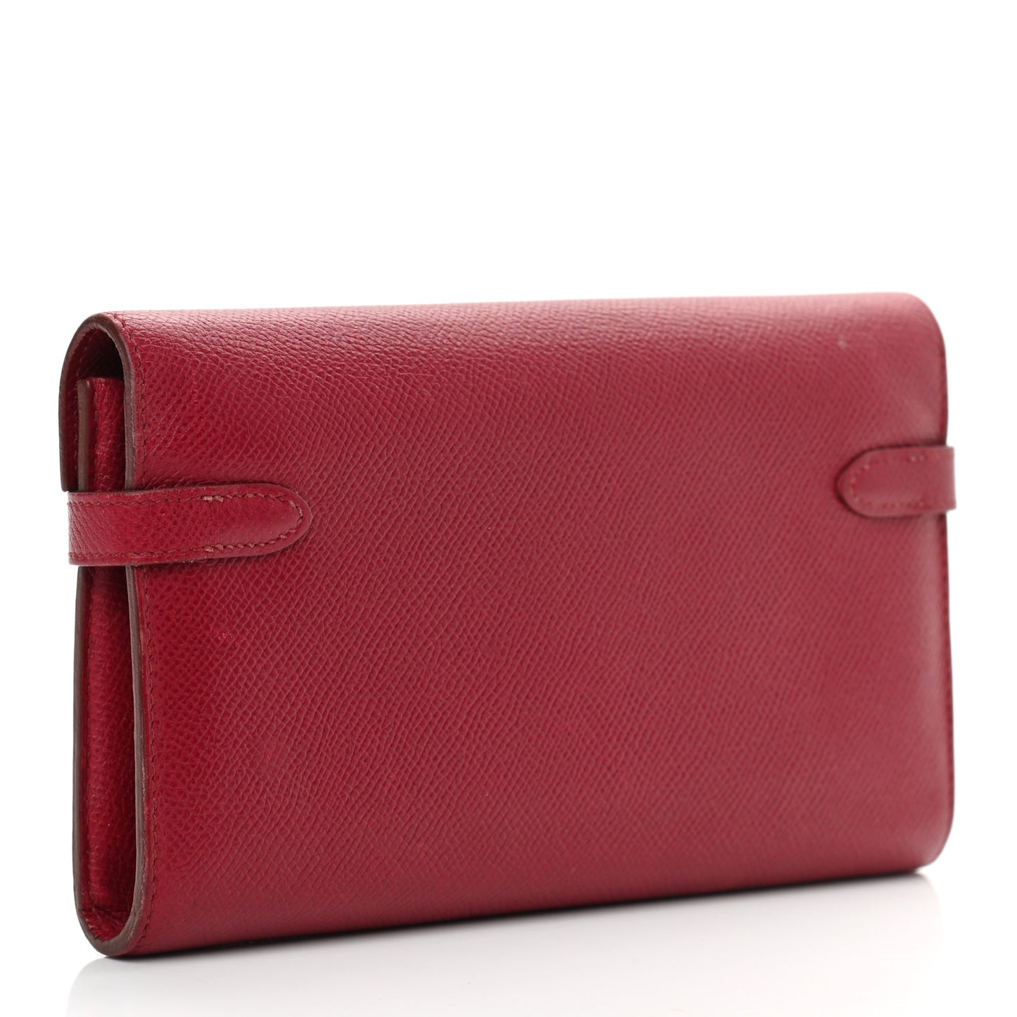 Epsom Kelly Longue Wallet Rouge Grenat