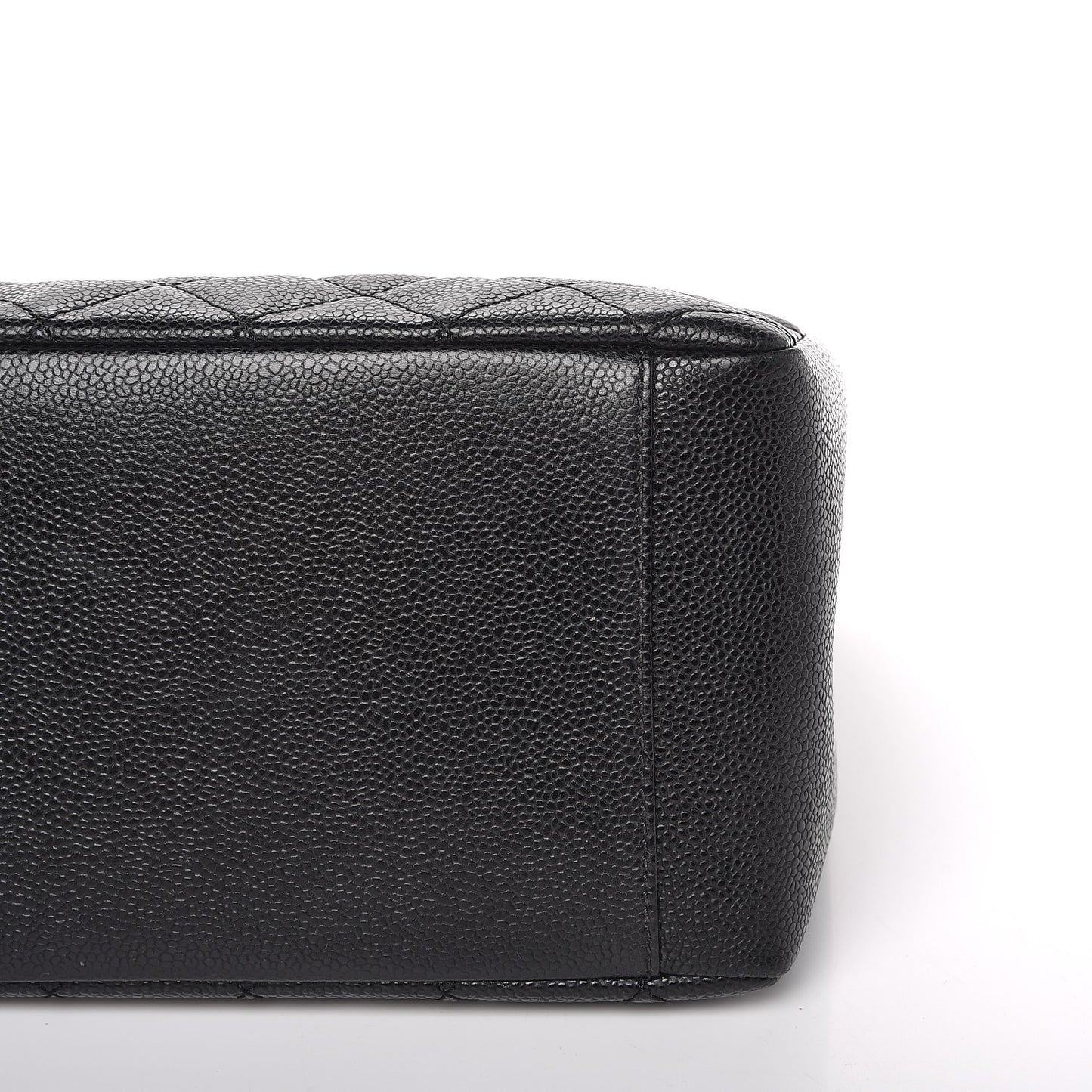 Caviar Quilted Grand Shopping Tote GST Black