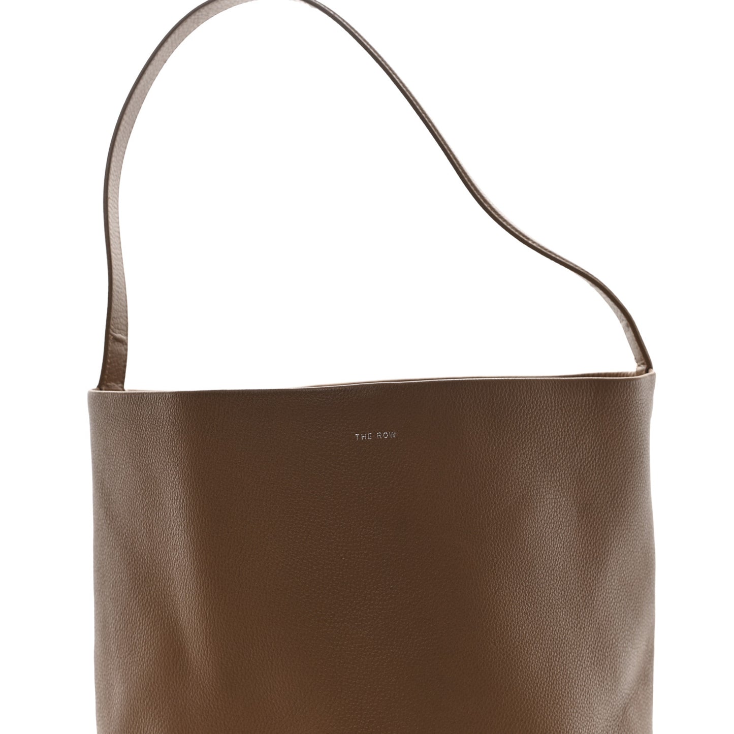 Grained Calfskin Large N/S Park Tote Brown