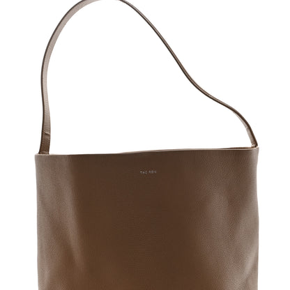 The Row Grained Calfskin Large N/S Park Tote Brown 7 of 10