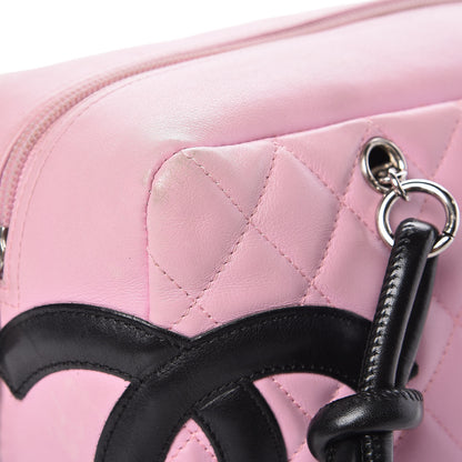 Chanel Calfskin Quilted Large Cambon Bowler Pink 8 of 20