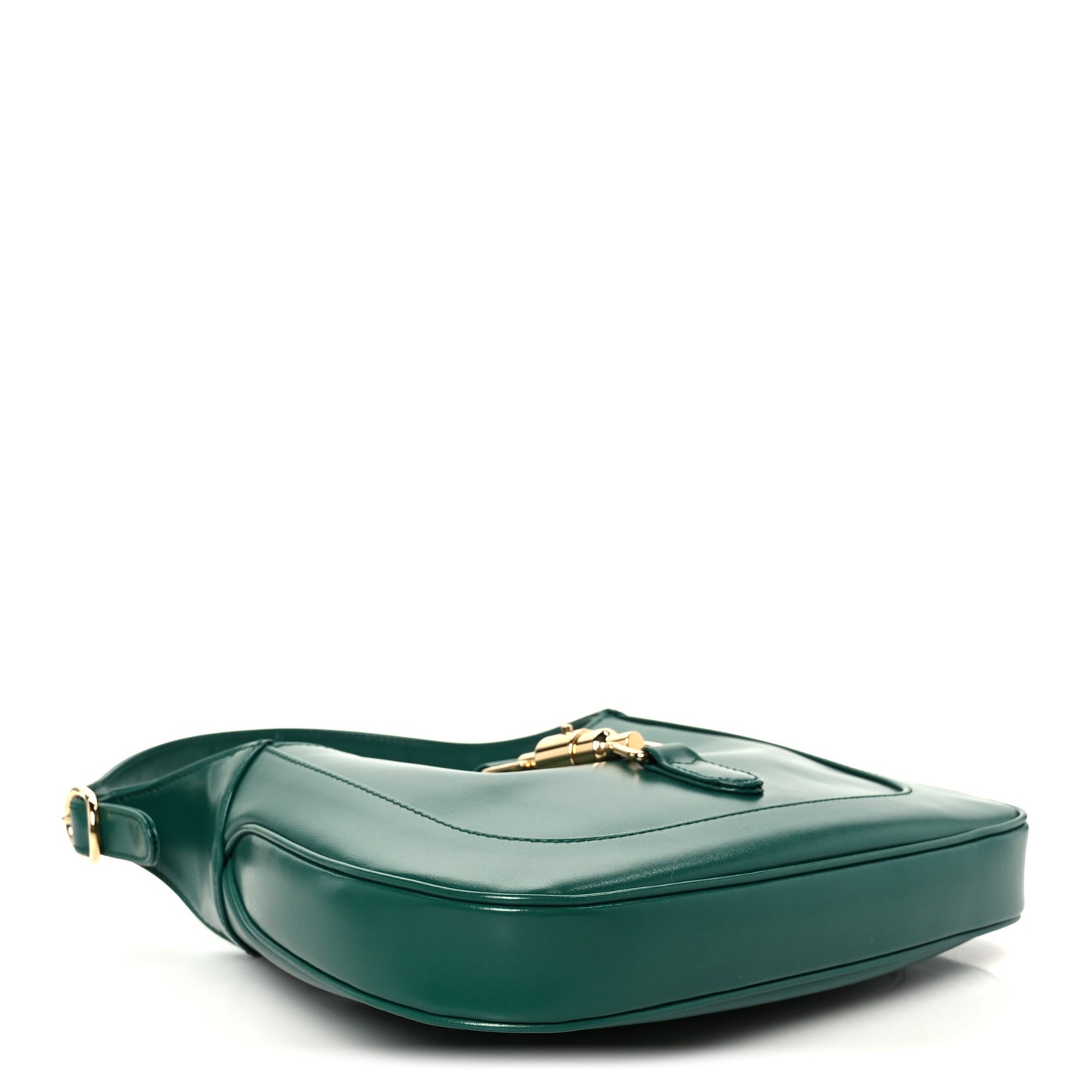 Boarded Dyana Lux Calfskin Small Jackie 1961 Hobo Emerald