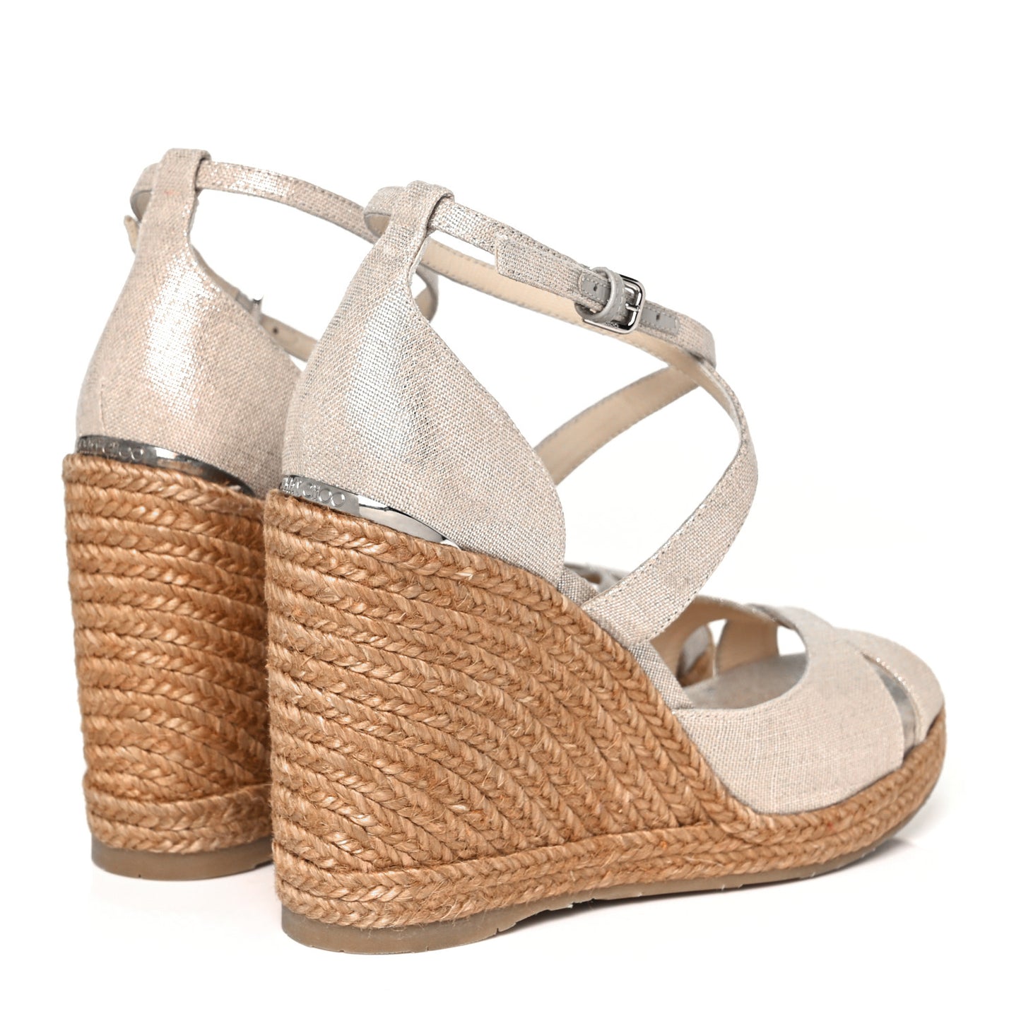 120 Wedge Sandals 37.5 Nude