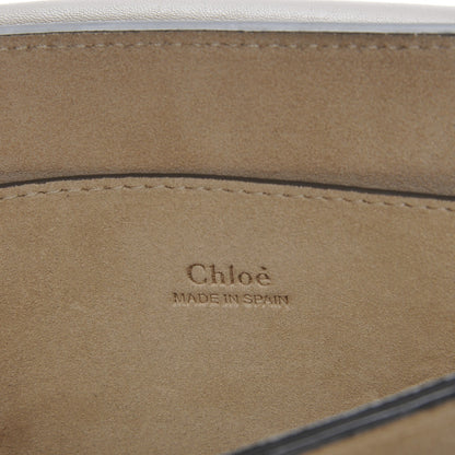 Chloe Suede Calfskin Small Faye Shoulder Bag Motty Grey 6 of 7