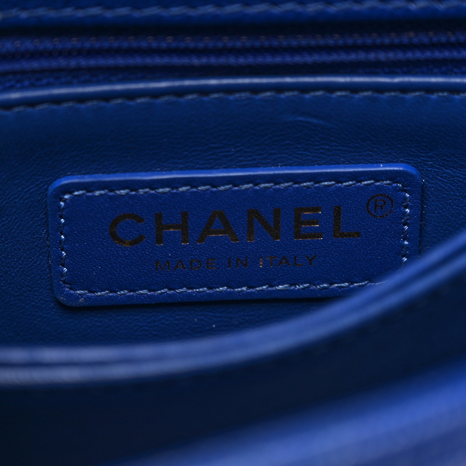 Chanel Caviar Quilted Mini Coco Handle Flap Blue 6 of 10