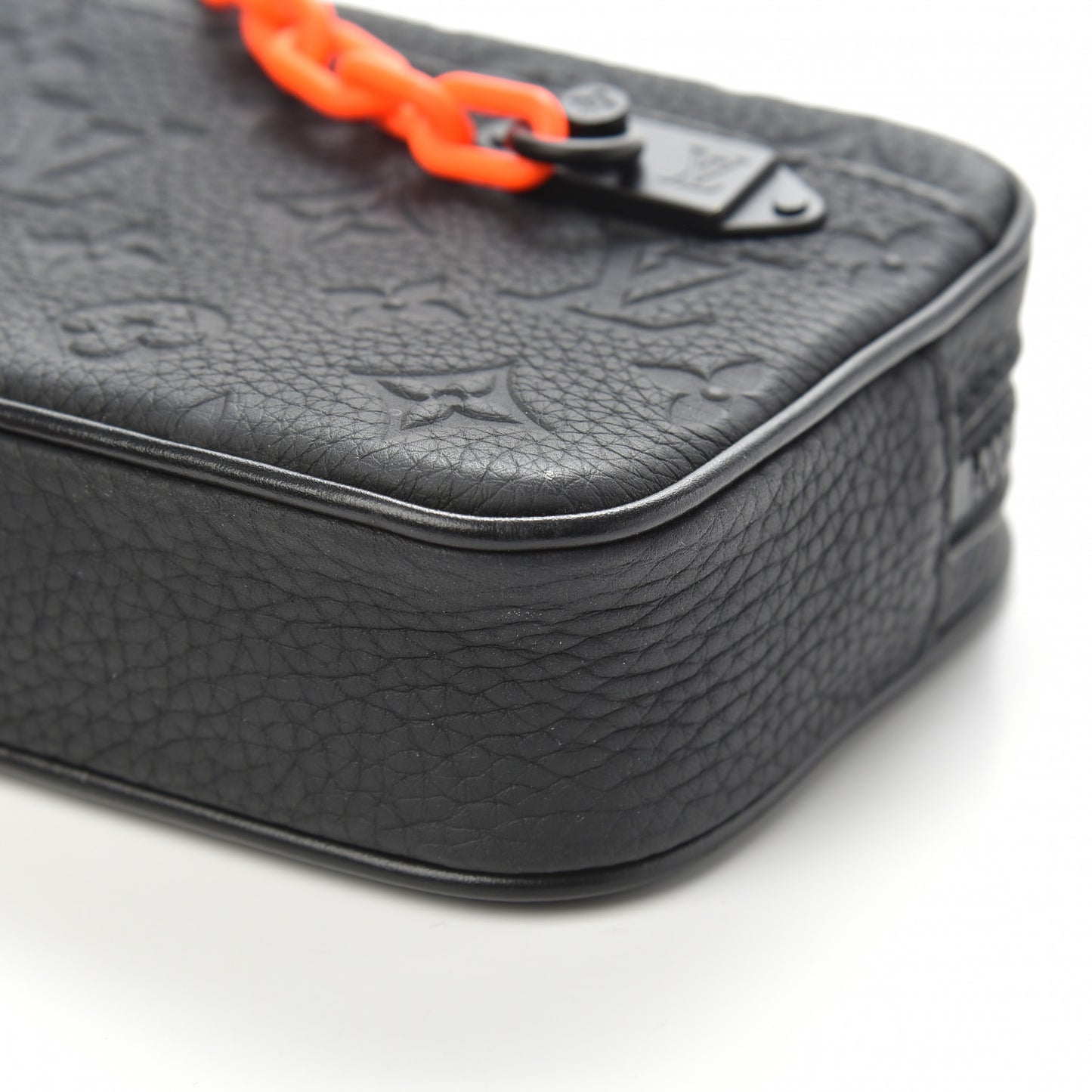 Taurillon Monogram Uniformes Solar Ray Soft Pochette Volga Belt Bag Black