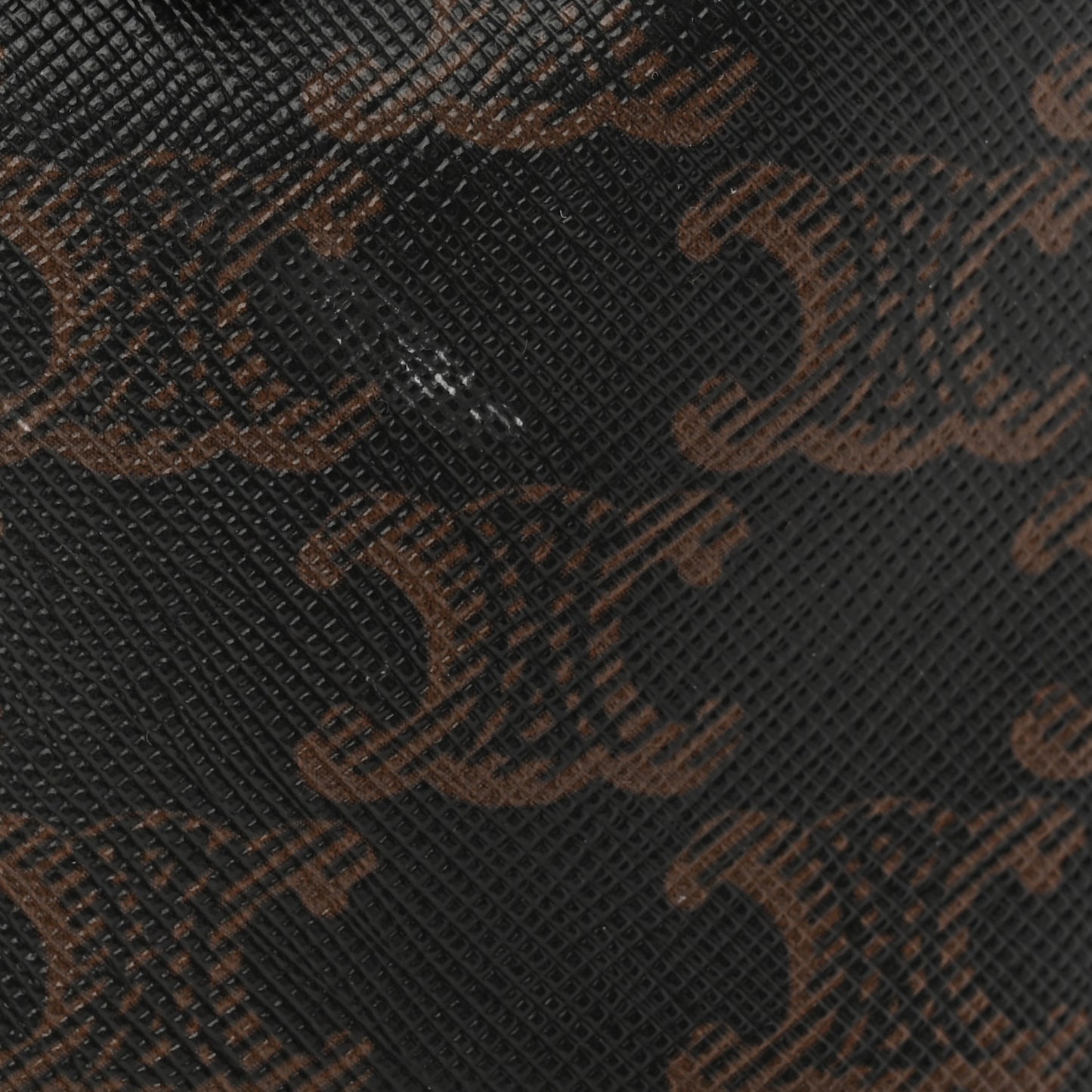 Triomphe Canvas Calfskin Mini Folco Backpack Tan