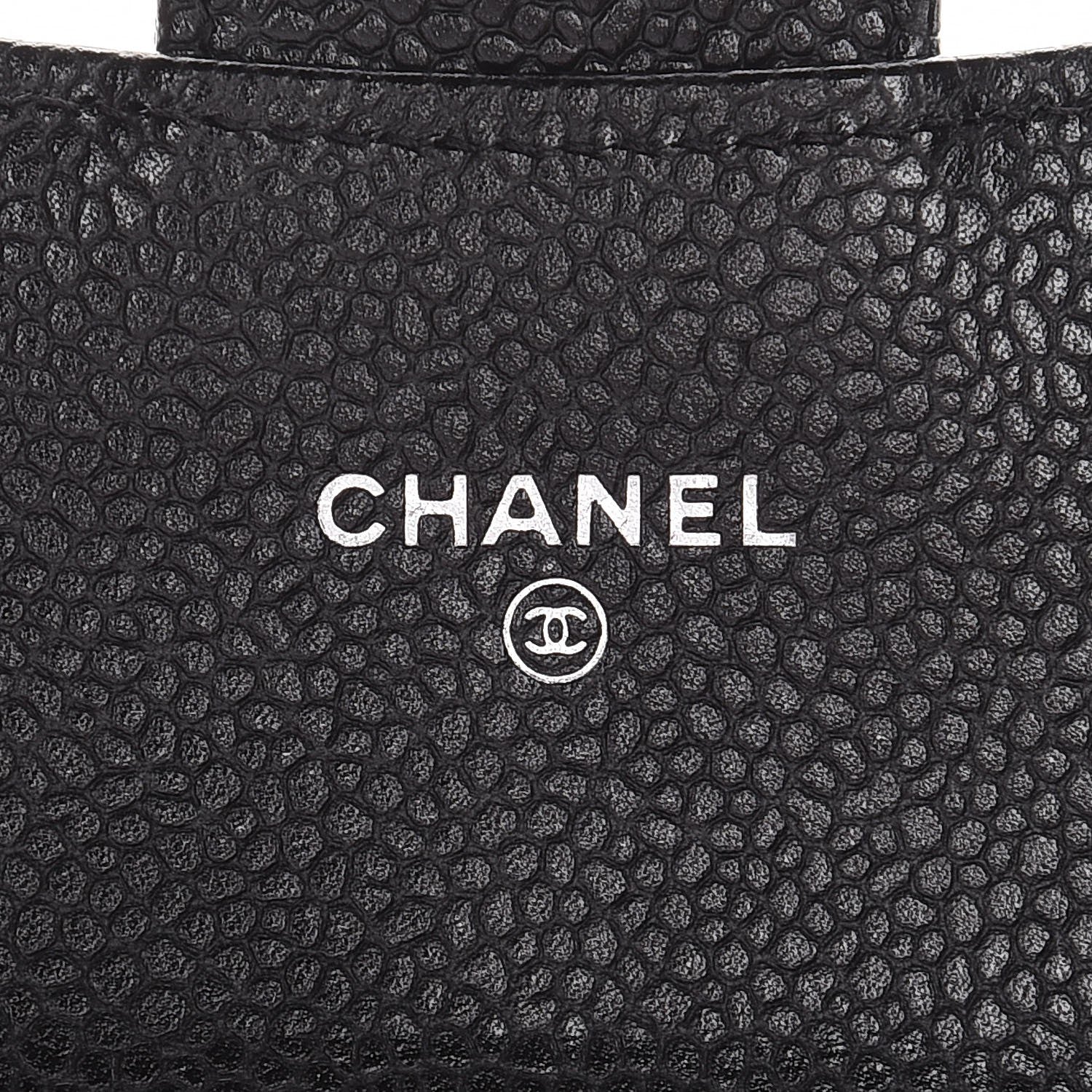Chanel Caviar Quilted Large Gusset Flap Wallet Black 6 of 9