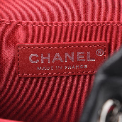 Chanel Calfskin Quilted Small Gabrielle Bucket Black 6 of 9