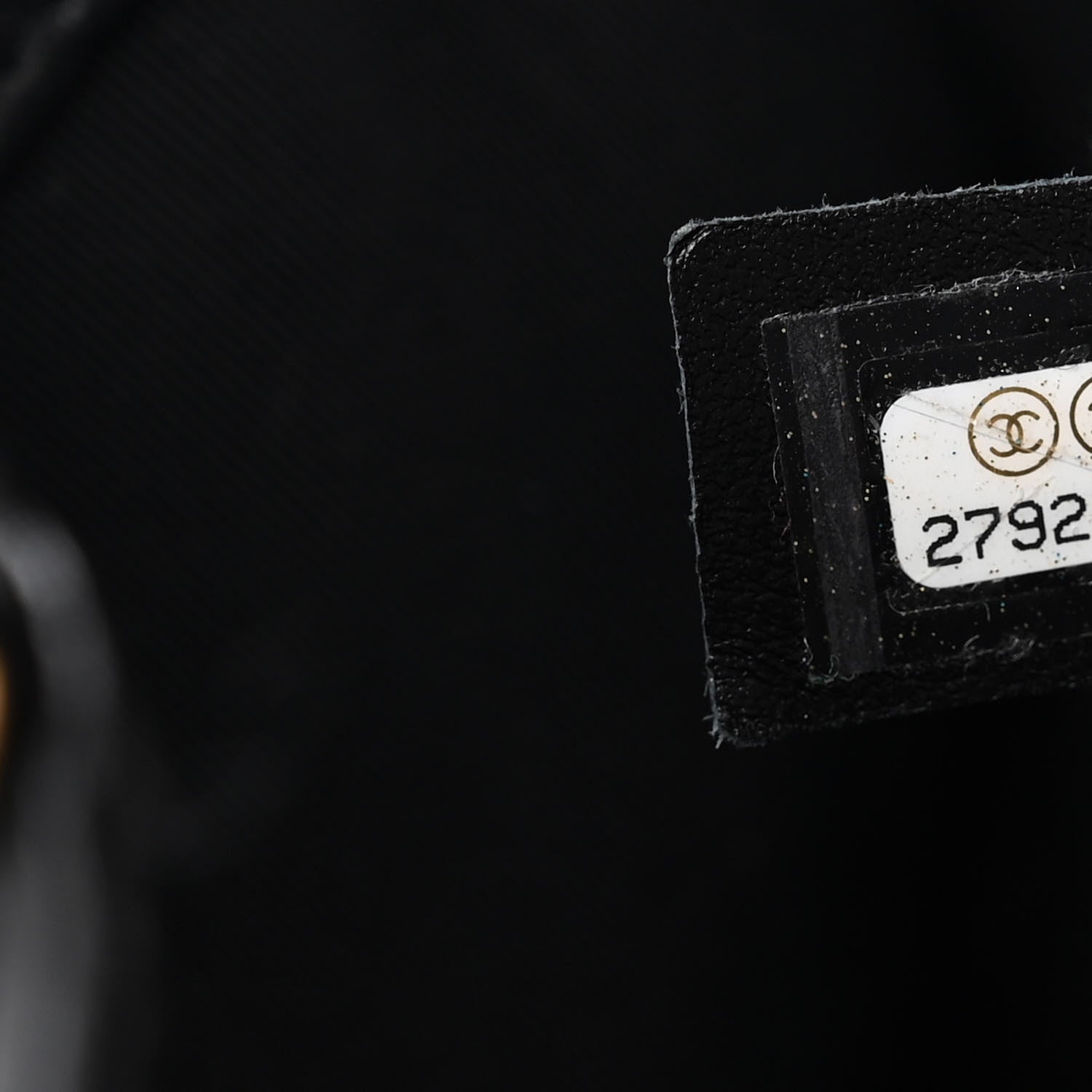 Chanel Calfskin Stitched Small Egyptian Amulet Drawstring Bag Black 8 of 10