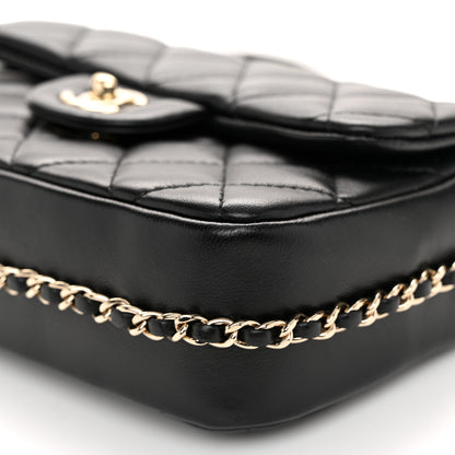 Chanel Lambskin Quilted Small My Precious Flap Black 10 of 10