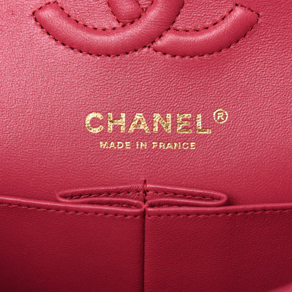 Chanel Caviar Quilted Small Double Flap Dark Pink 8 of 12
