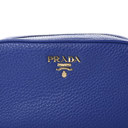 Prada Vitello Daino Cosmetic Pouch Royal 9 of 9
