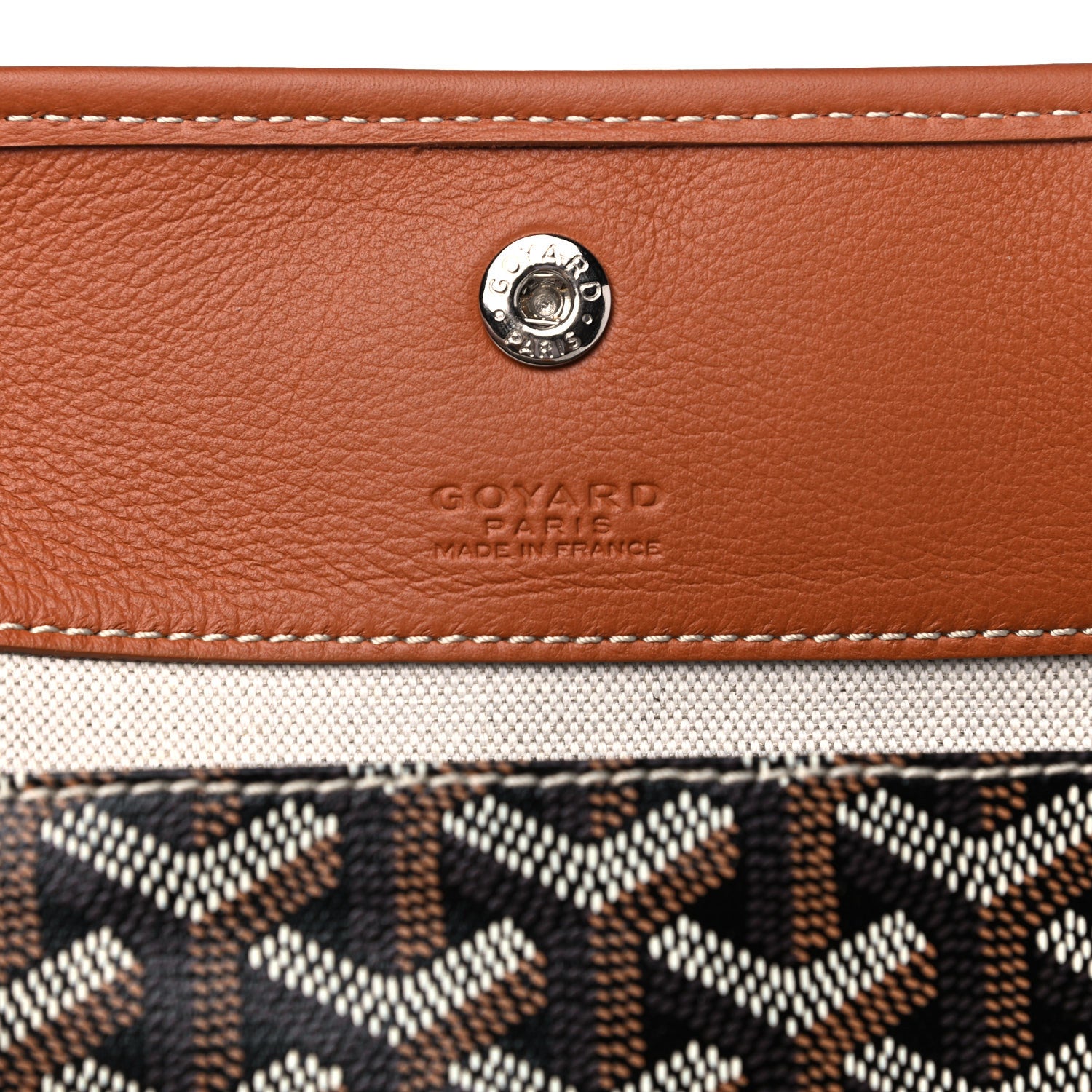 Goyard Goyardine Saint Louis GM Black Gold 6 of 9