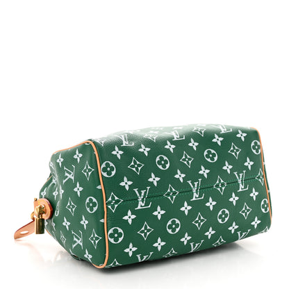 Louis Vuitton Calfskin Monogram Speedy P9 Bandouliere 25 Green 5 of 11