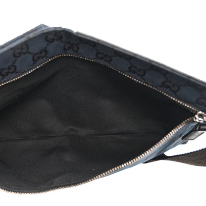 Gucci GG Monogram Double Pocket Belt Bag Black 5 of 10