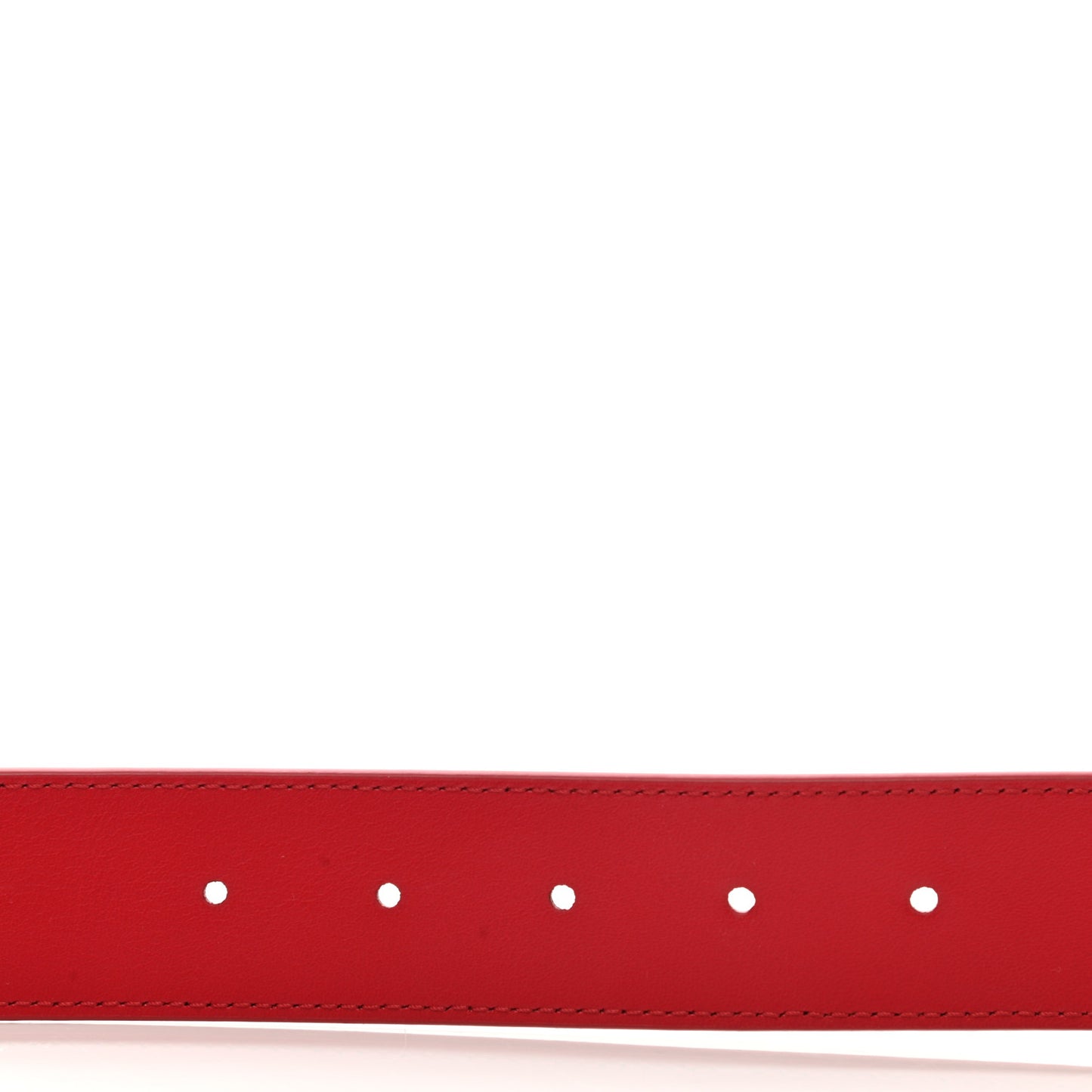Calfskin 35mm LV New Wave Belt 80 32 Red