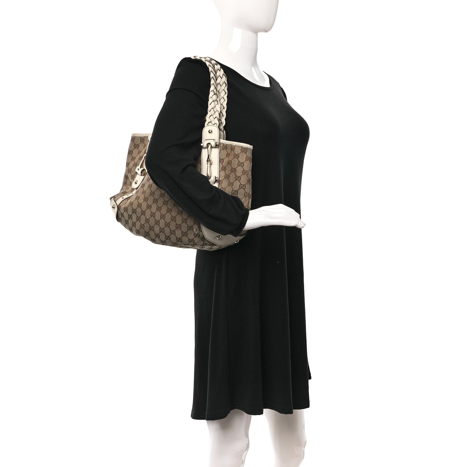 Gucci Monogram Small Pelham Shoulder Bag Off White 2 of 11