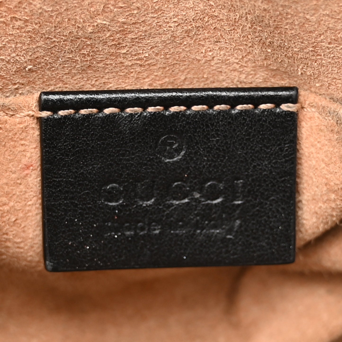 Calfskin Matelasse Mini GG Marmont Chain Shoulder Bag Black