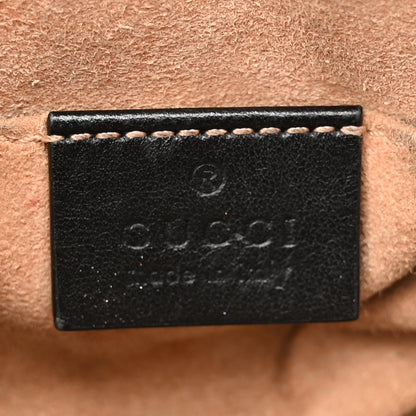 Gucci Calfskin Matelasse Mini GG Marmont Chain Shoulder Bag Black 6 of 18