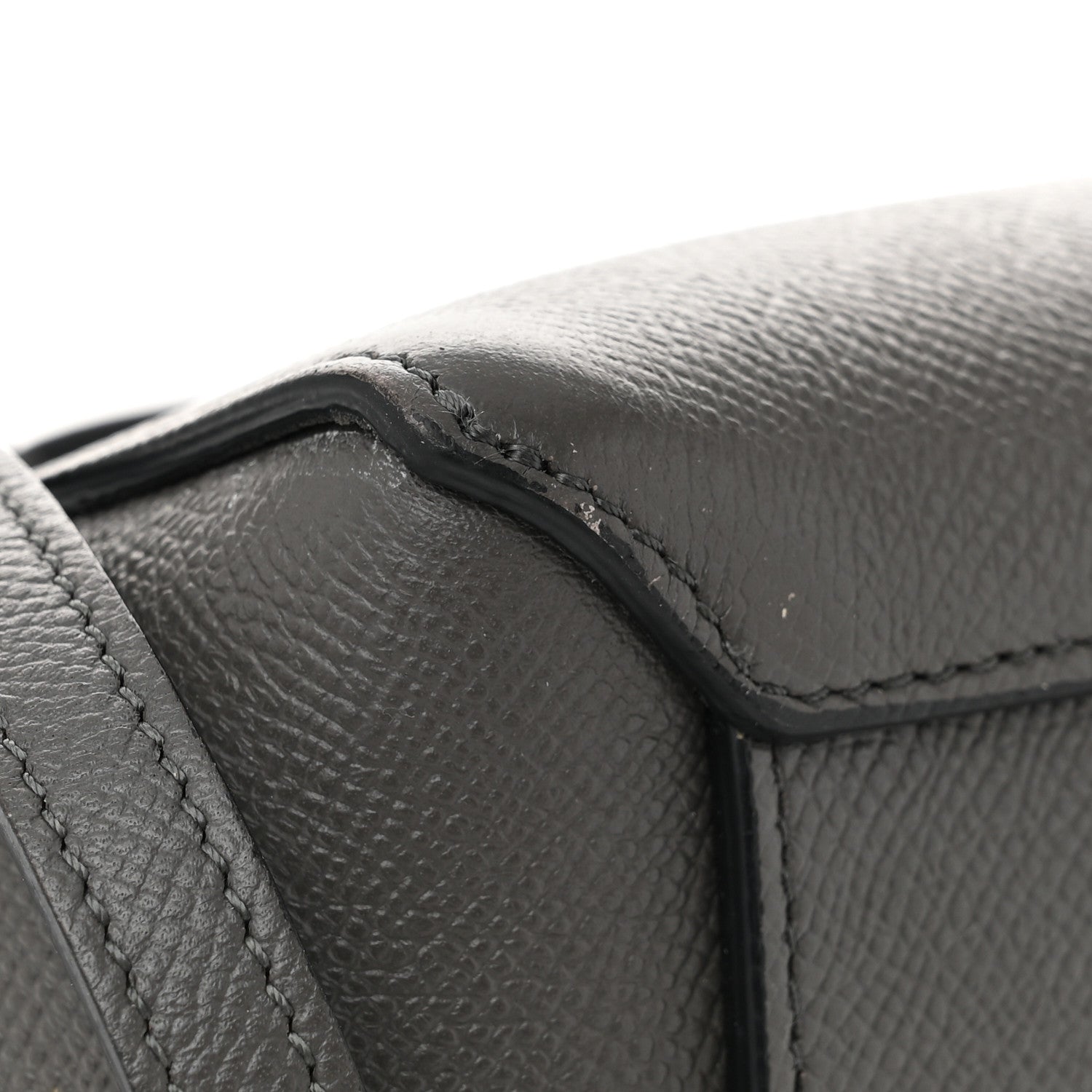 Celine Grained Calfskin Nano Belt Bag Grey 12 of 12