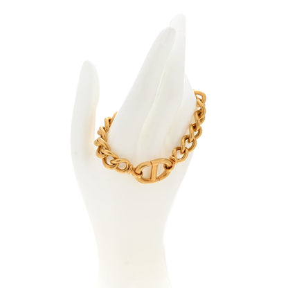 Christian Dior Metal Petit CD Chain Bracelet Gold 2 of 4