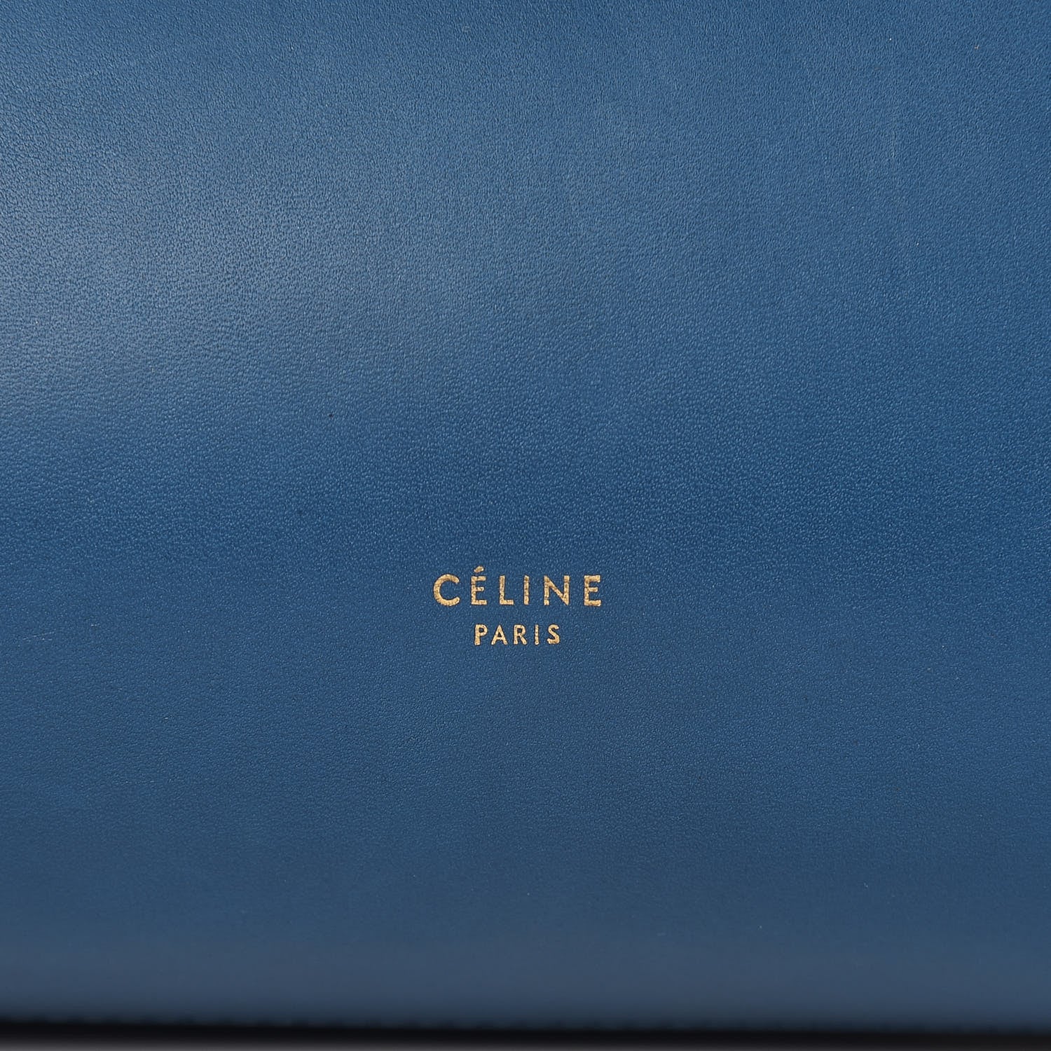 Celine Calfskin Mini Tri-Color Belt Bag Navy Blue 6 of 13