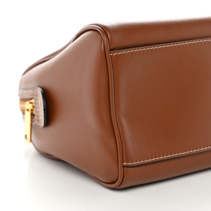 Celine Smooth Calfskin Triomphe Small Boston Bag Tan 10 of 12