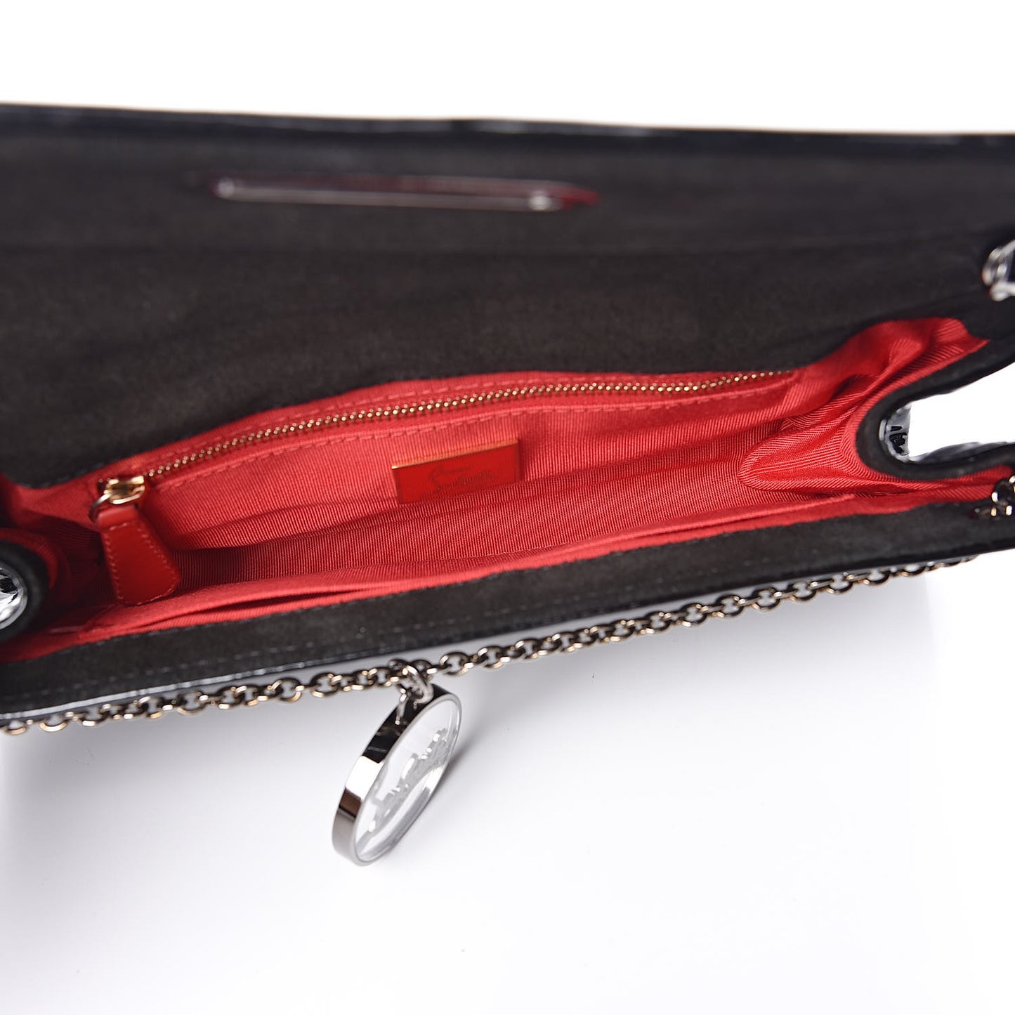 Patent Riviera Clutch Black