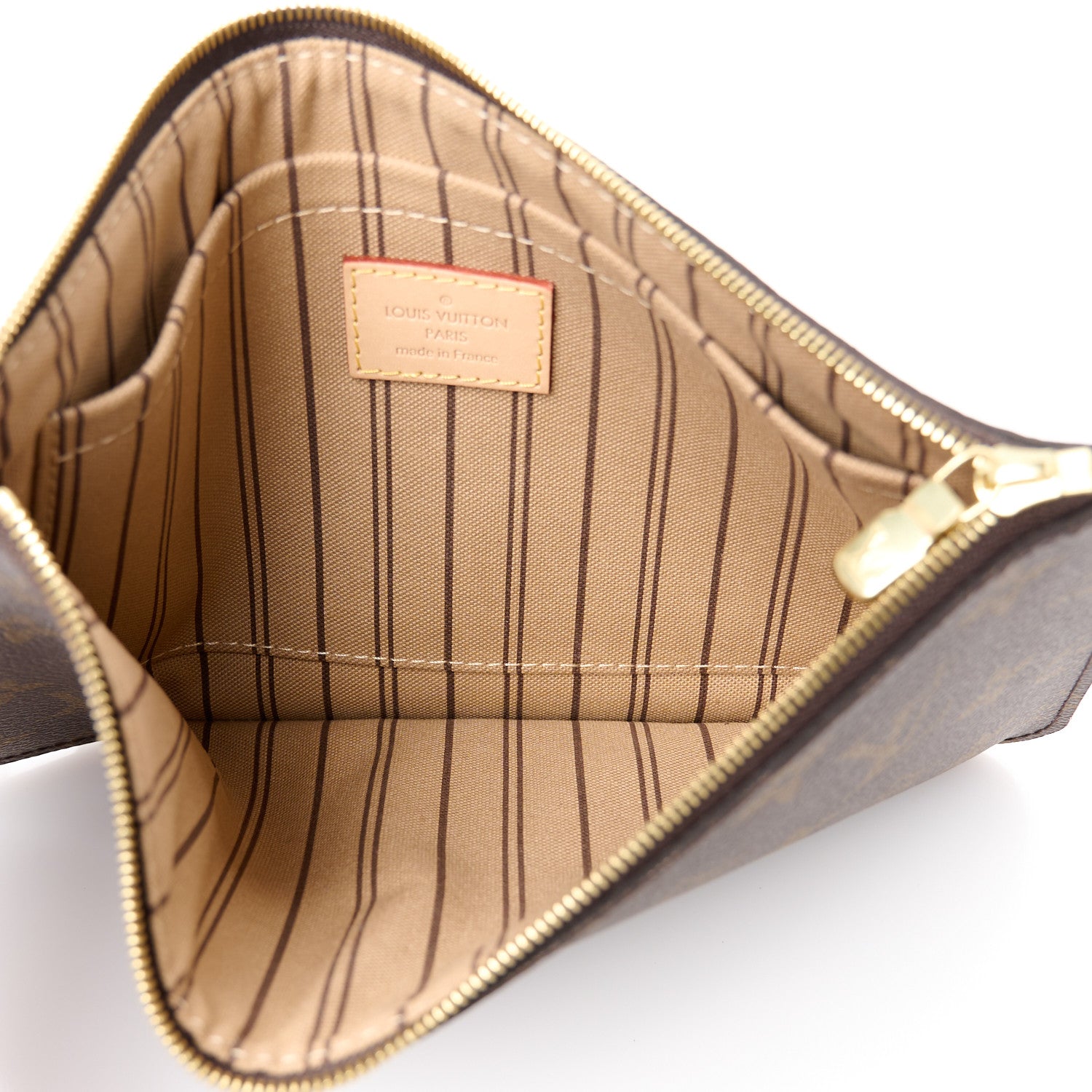 Louis Vuitton Monogram Neverfull MM GM Pochette 5 of 8