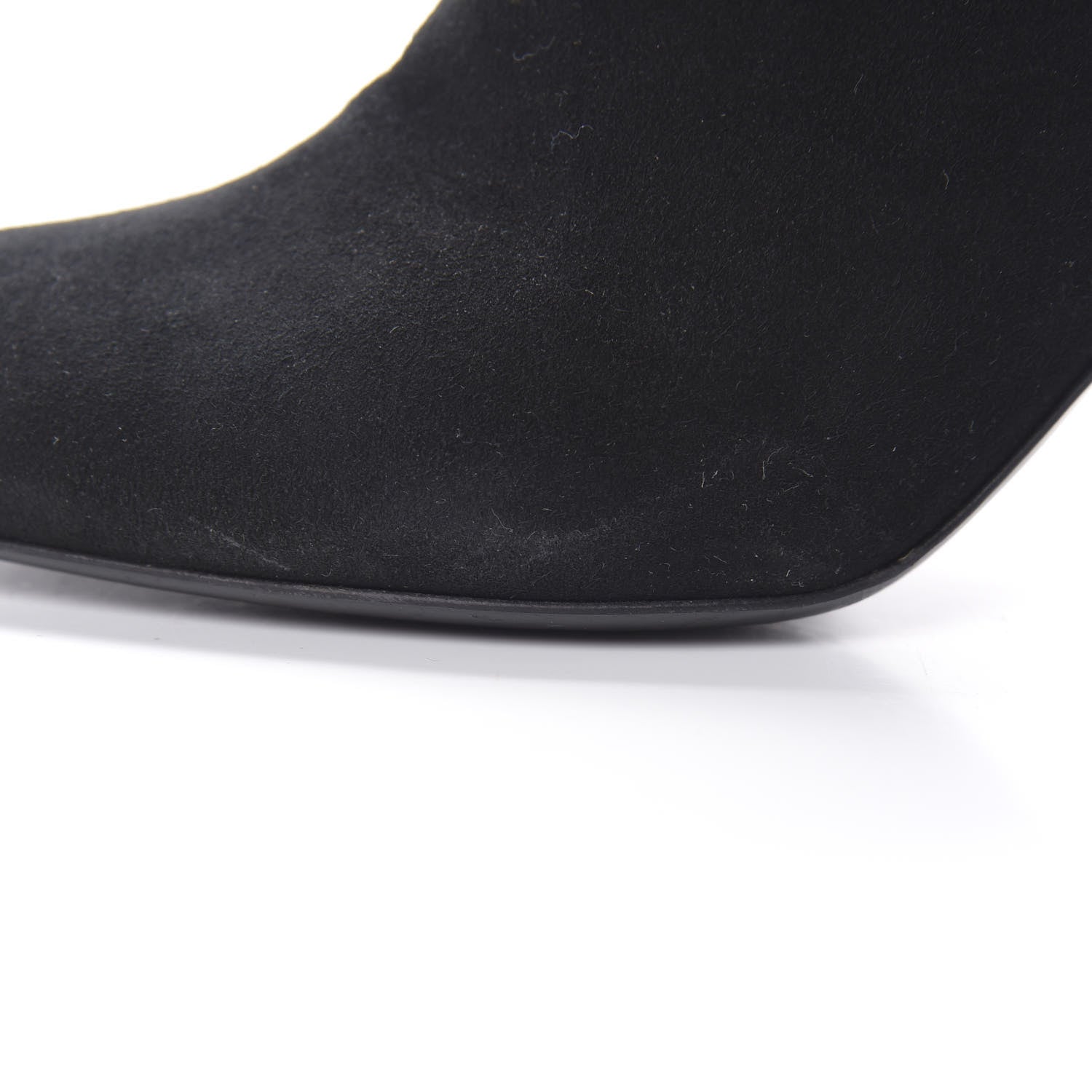 Saint Laurent Suede Loulou Ankle 95 Zip Boot 38.5 Black 10 of 10