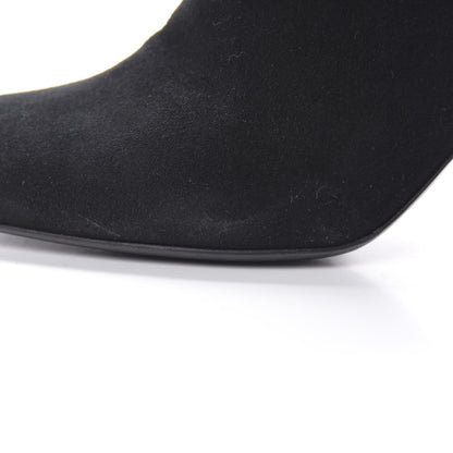 Saint Laurent Suede Loulou Ankle 95 Zip Boot 38.5 Black 10 of 10