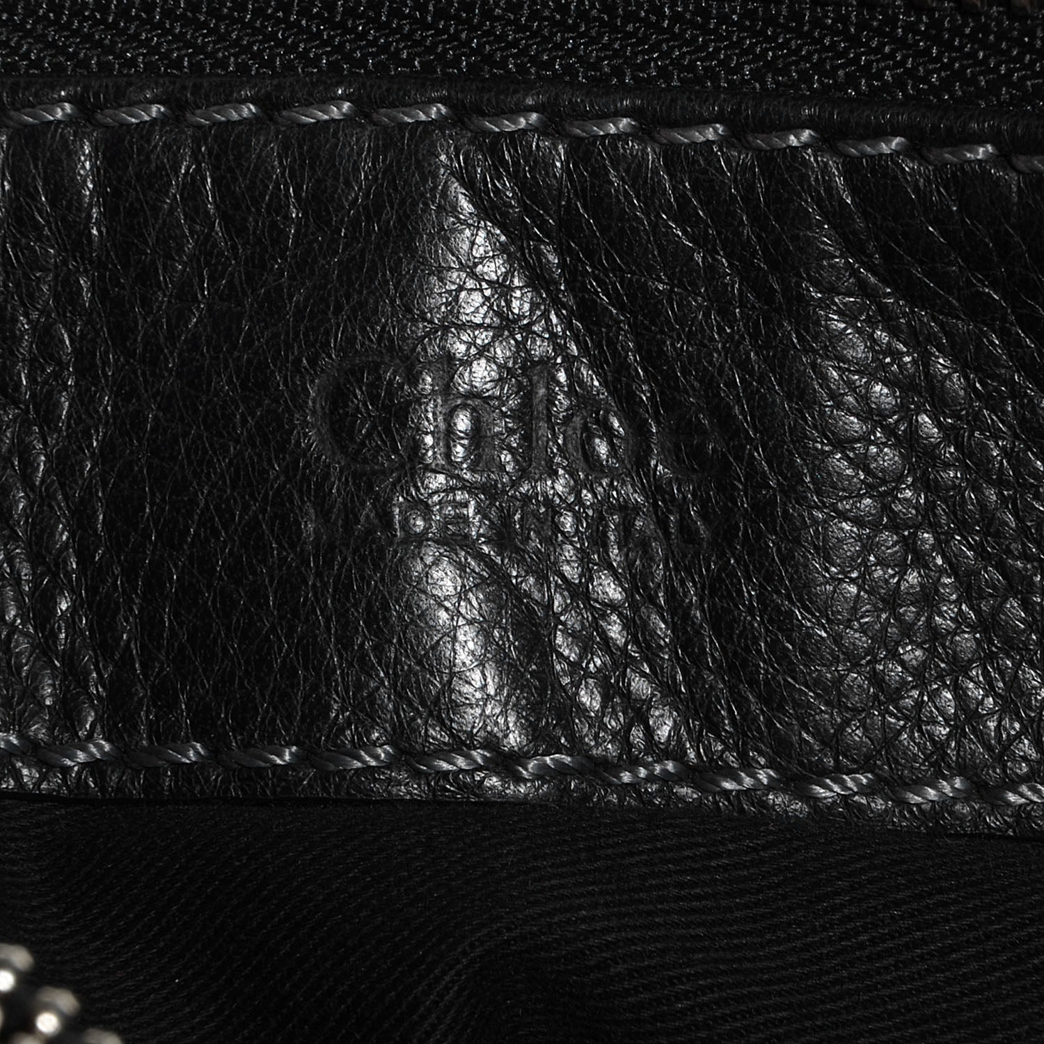 Chloe Leather Large Paddington Shoulder Bag Black 7 of 11