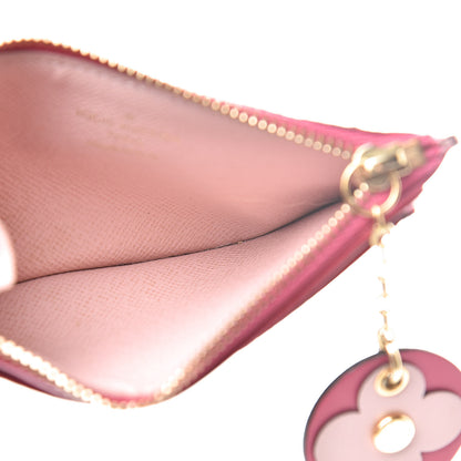 Louis Vuitton Monogram Blooming Flowers Zipped Card Holder Hot Pink Rose Ballerine 5 of 8