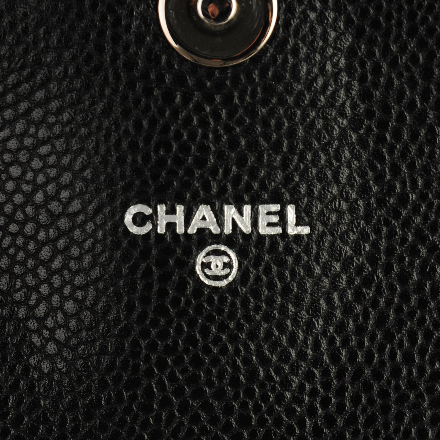 Chanel Caviar Half Moon Wallet On Chain WOC Black 8 of 9
