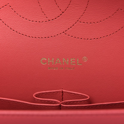 Chanel Caviar Quilted Jumbo Double Flap Dark Pink 8 of 10