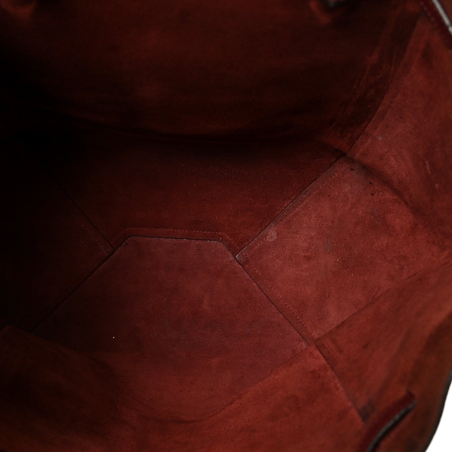 Soft Grained Calfskin Small Belt Cabas Phantom Light Burgundy