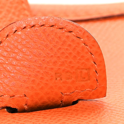 Hermes Epsom Evelyne III PM Orange 13 of 15