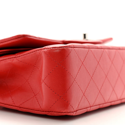 Chanel Lambskin Quilted Medium Double Flap Red 9 of 15