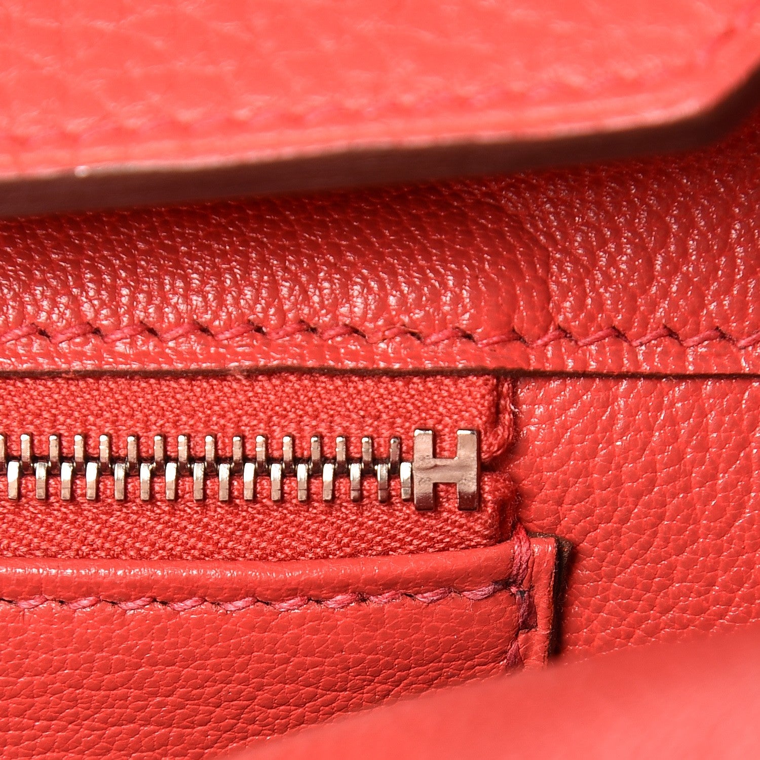 Hermes Taurillon Clemence Birkin 40 Bougainvillea 12 of 39
