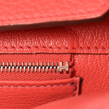Hermes Taurillon Clemence Birkin 40 Bougainvillea 12 of 39
