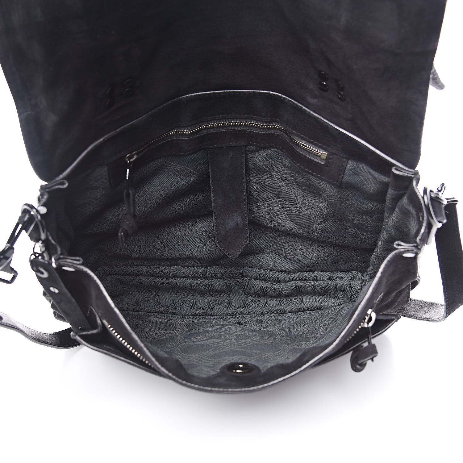Proenza Schouler Suede Medium PS1 Satchel Black 5 of 11
