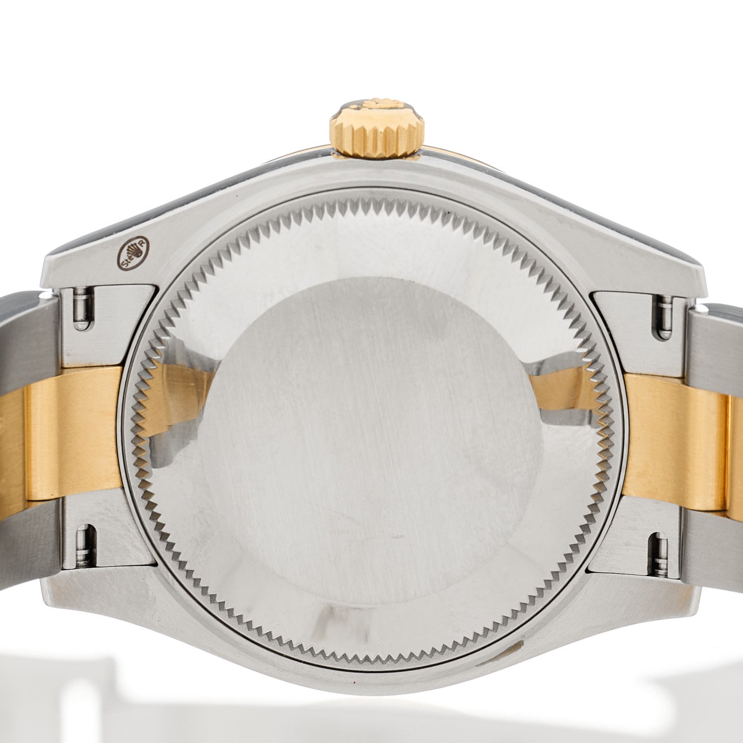 Rolex Stainless Steel 18K Yellow Gold Diamond 31mm Oyster Perpetual Datejust Watch Olive Green Roman 278273 4 of 5