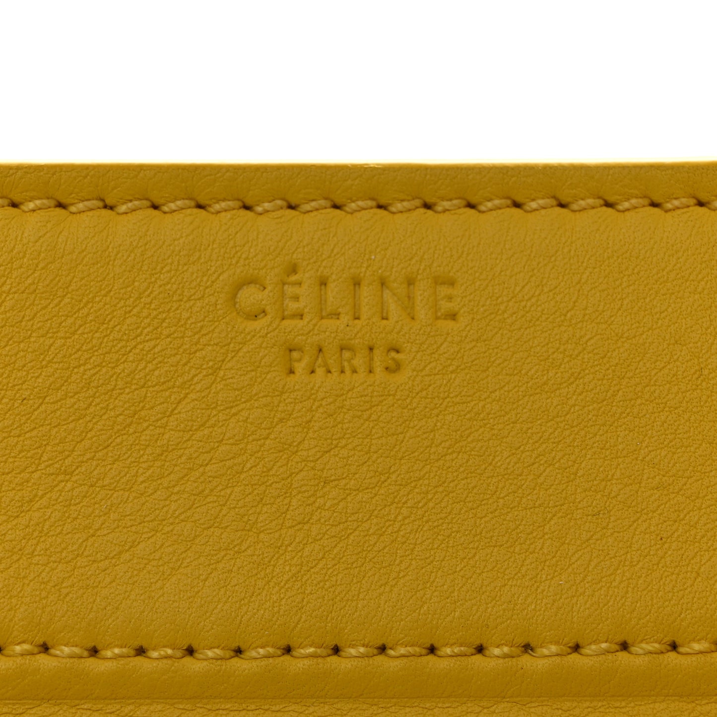 Supple Calfskin Large Phantom Luggage Sun Yellow