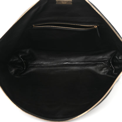 The Row Calfskin Eel Embossed XL Dante Clutch 5 of 8